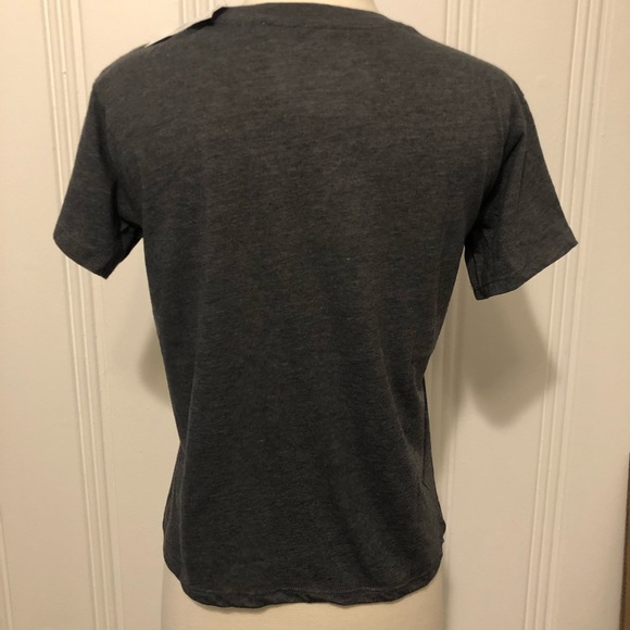 FIFTH SUN Be The Person Your Pet Thinks You Are Grey T-Shirt, Sz Small - Picture 3 of 12